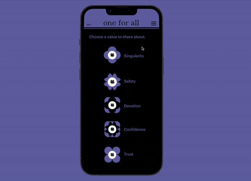 The archive running on a phone.