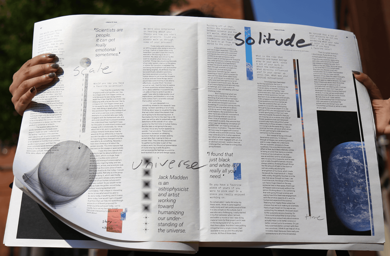 A Matter Of Scale, Editorial