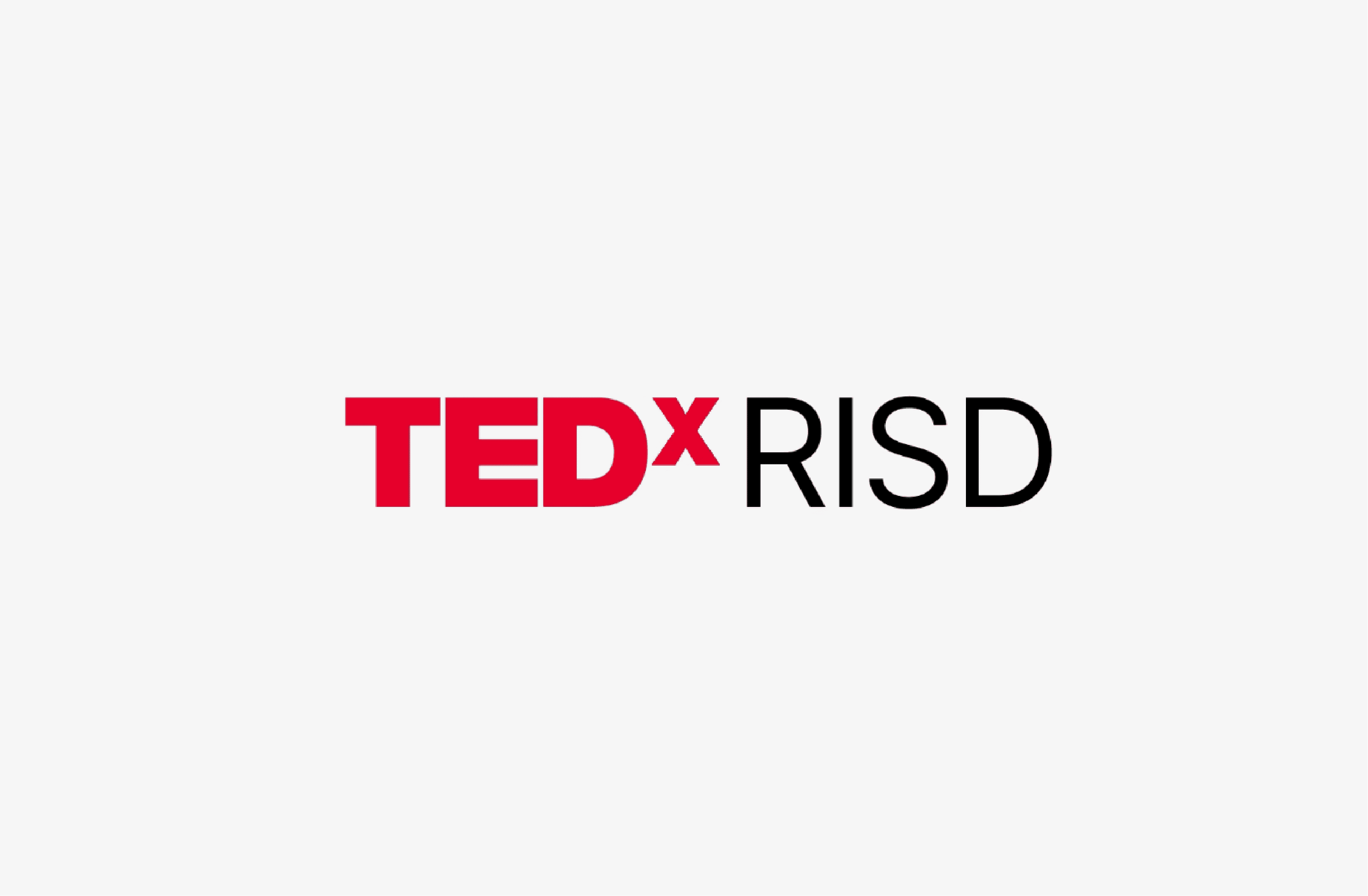 TEDxRISD event identity artwork.
